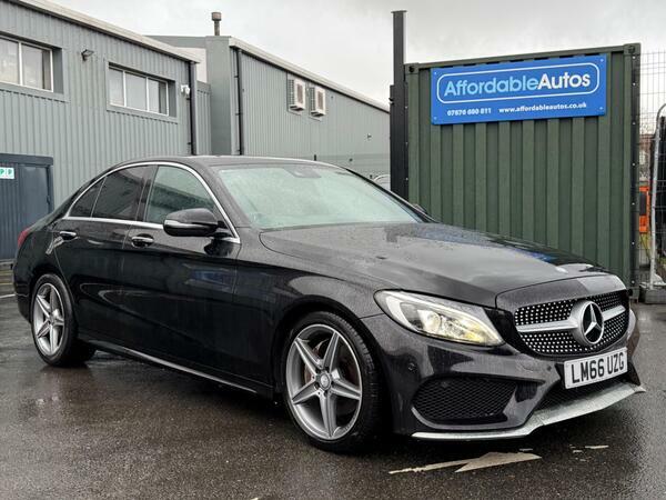 Mercedes-Benz C Class 2.1 C220d Amg Line Premium Plus 7G-tronic Euro LM66UZG Black #6