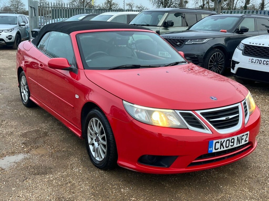 Saab 9-3 Convertible CK09NFZ Red #3