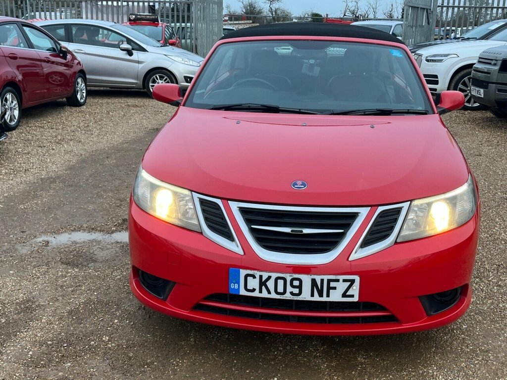 Saab 9-3 Convertible CK09NFZ Red #4