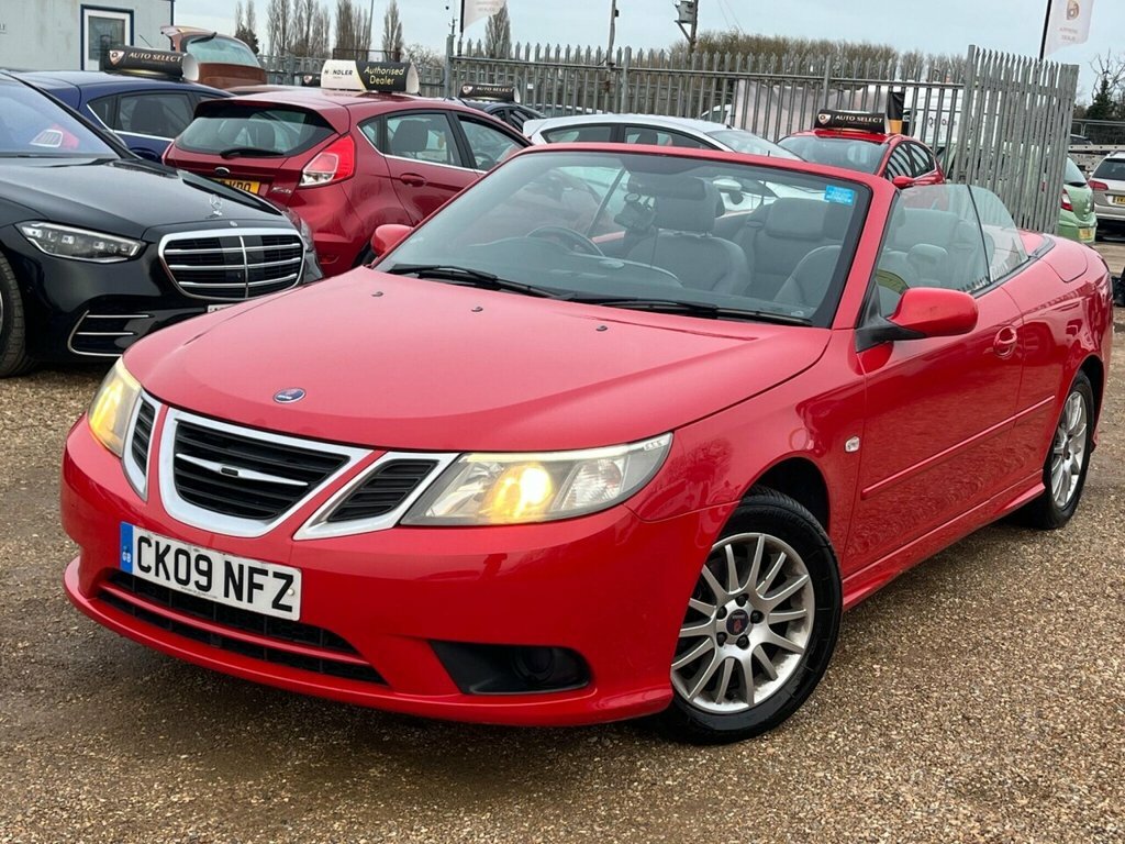 Saab 9-3 Convertible CK09NFZ Red #2