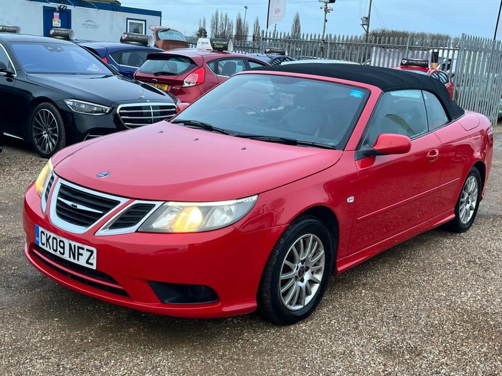 Saab 9-3 Convertible CK09NFZ Red #5