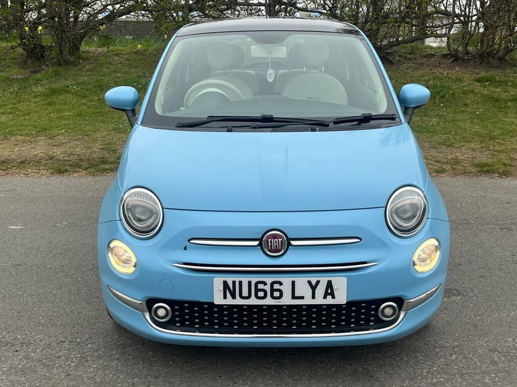 Fiat 500 Hatchback 1.2 500 My17 1.2 69Hp Lounge 2016 NU66LYA Blue #2