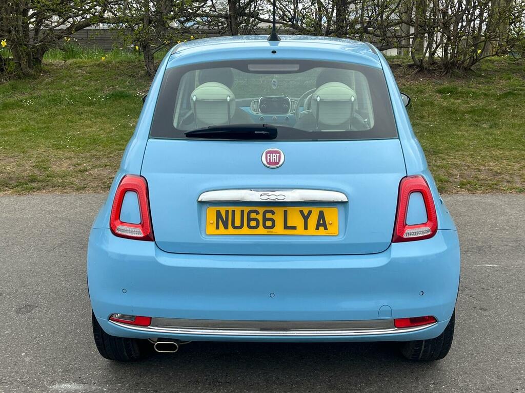 Fiat 500 Hatchback 1.2 500 My17 1.2 69Hp Lounge 2016 NU66LYA Blue #5