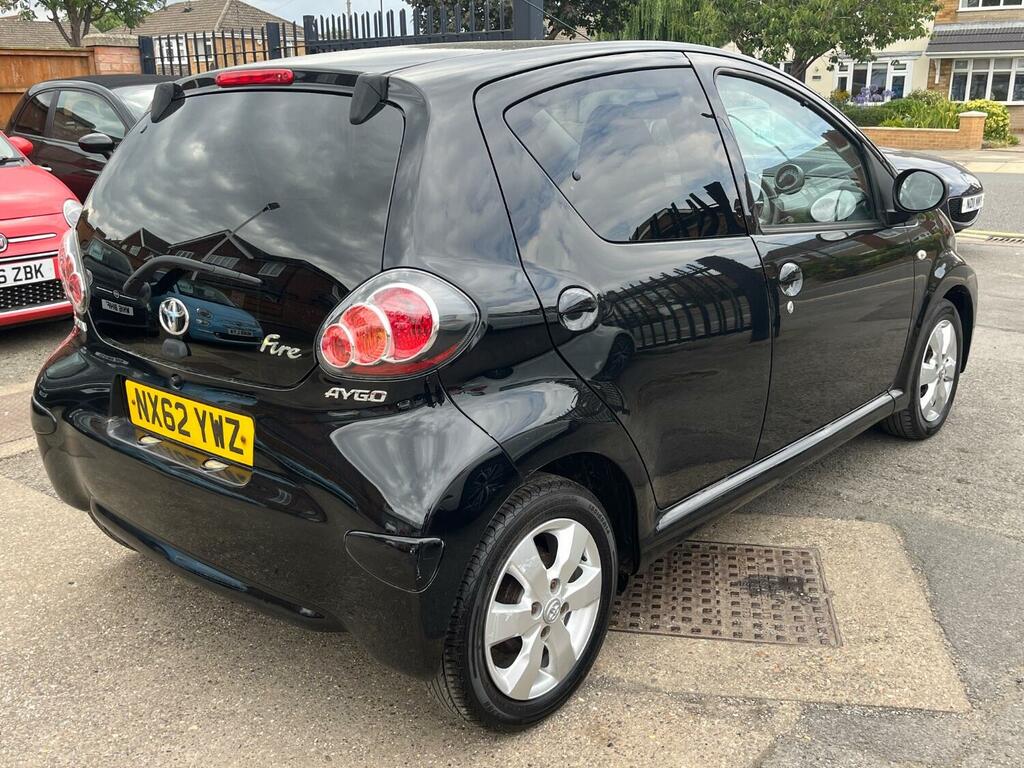 Toyota Aygo Hatchback 1.0 Vvt-i Fire 2012 NX62YWZ Black #6