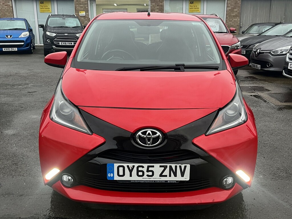 Toyota Aygo Hatchback 1.0 Vvt-i X-pression 2015 OY65ZNV Red #2