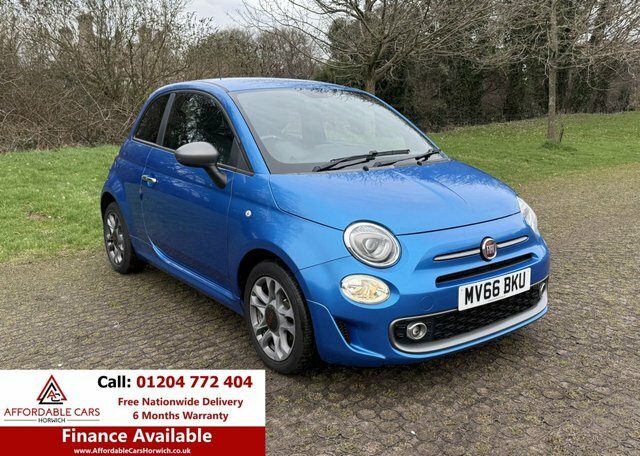 Fiat 500 1.2 S Hatchback Euro 6 S S 69 Blue