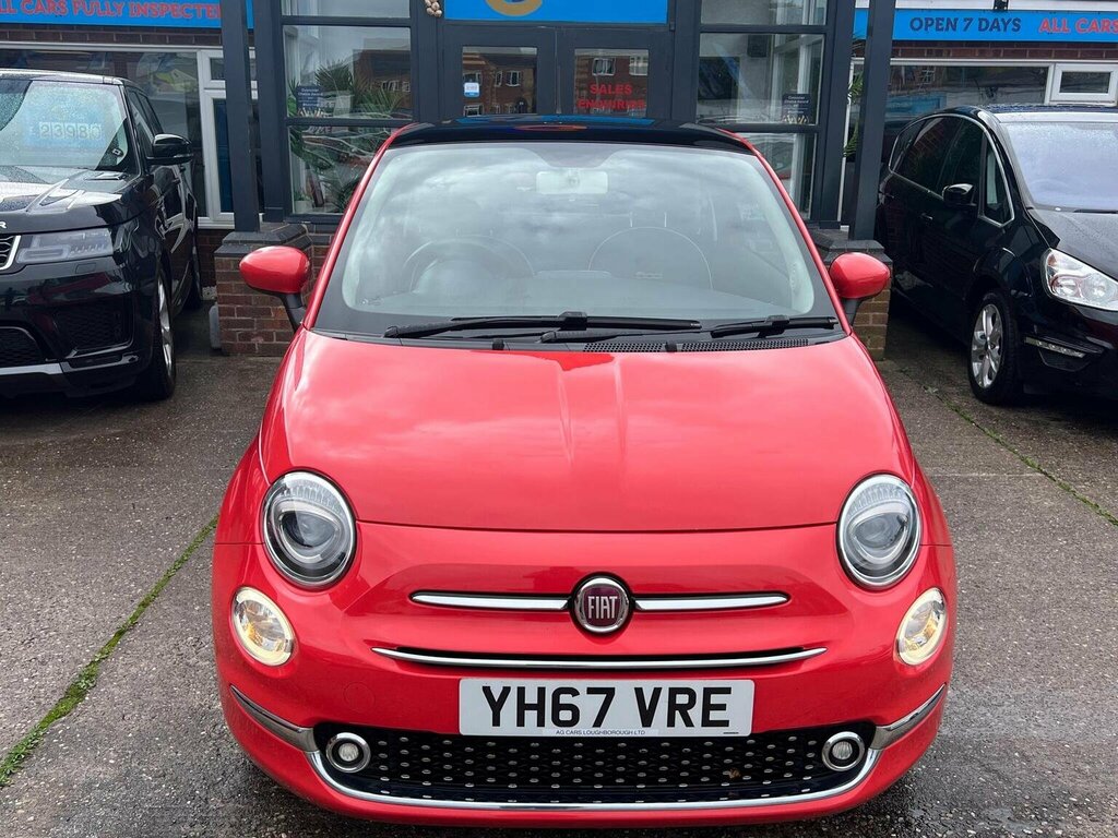Fiat 500 Hatchback 1.2 Lounge Euro 6 Ss 201767 YH67VRE Pink #6