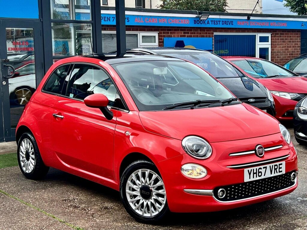 Fiat 500 Hatchback 1.2 Lounge Euro 6 Ss 201767 Pink