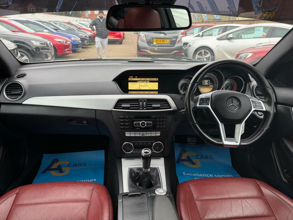 Mercedes-Benz C Class Coupe 2.1 C250 Cdi Blueefficiency Amg Sport Editio NA61HNK White #2