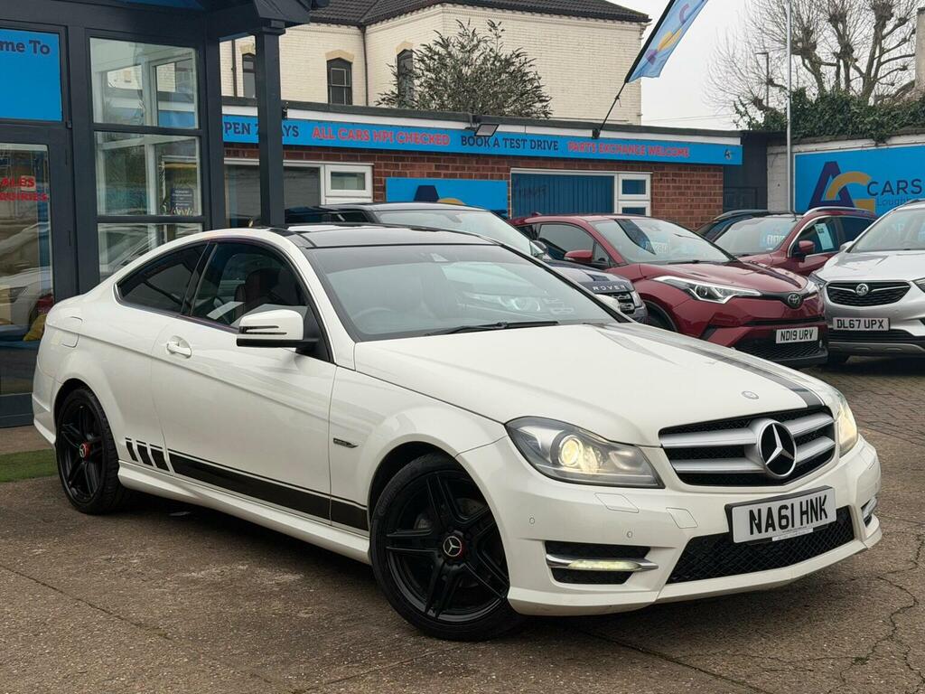 Mercedes-Benz C Class Coupe 2.1 C250 Cdi Blueefficiency Amg Sport Editio White