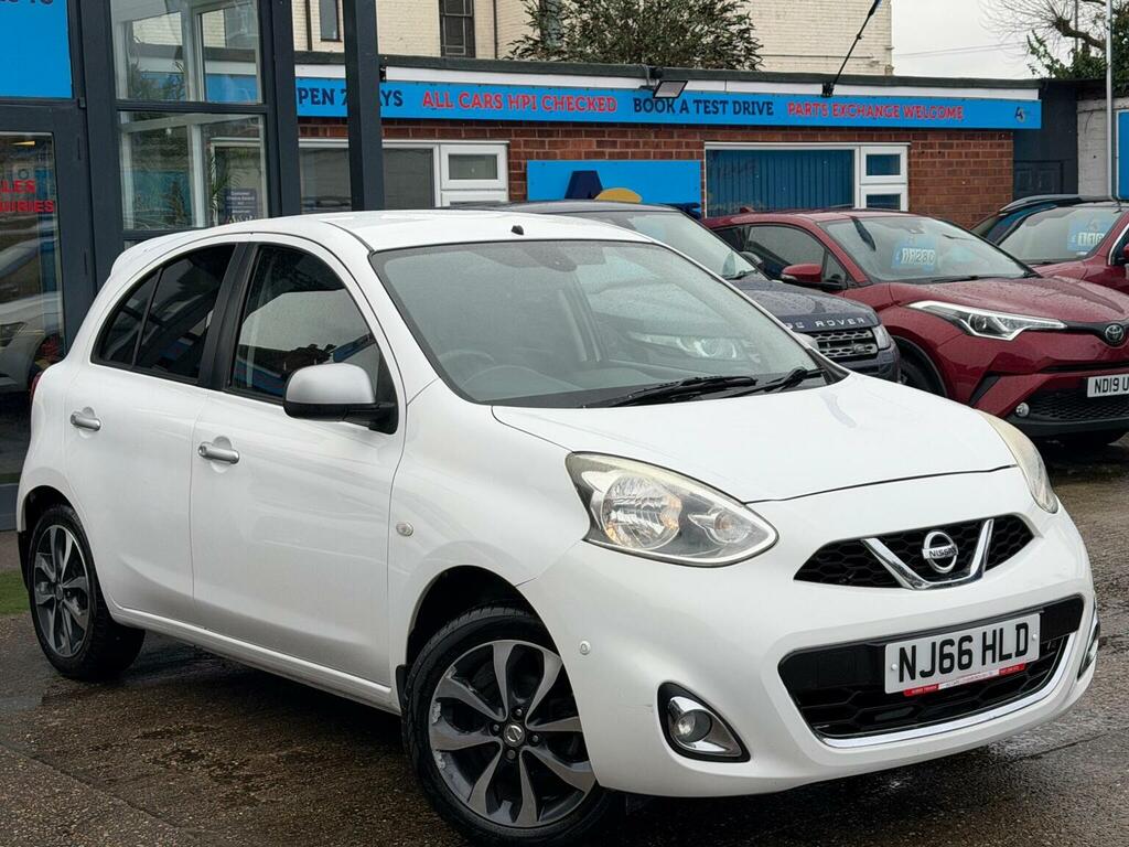 Nissan Micra Hatchback 1.2 N-tec Euro 6 201666 White