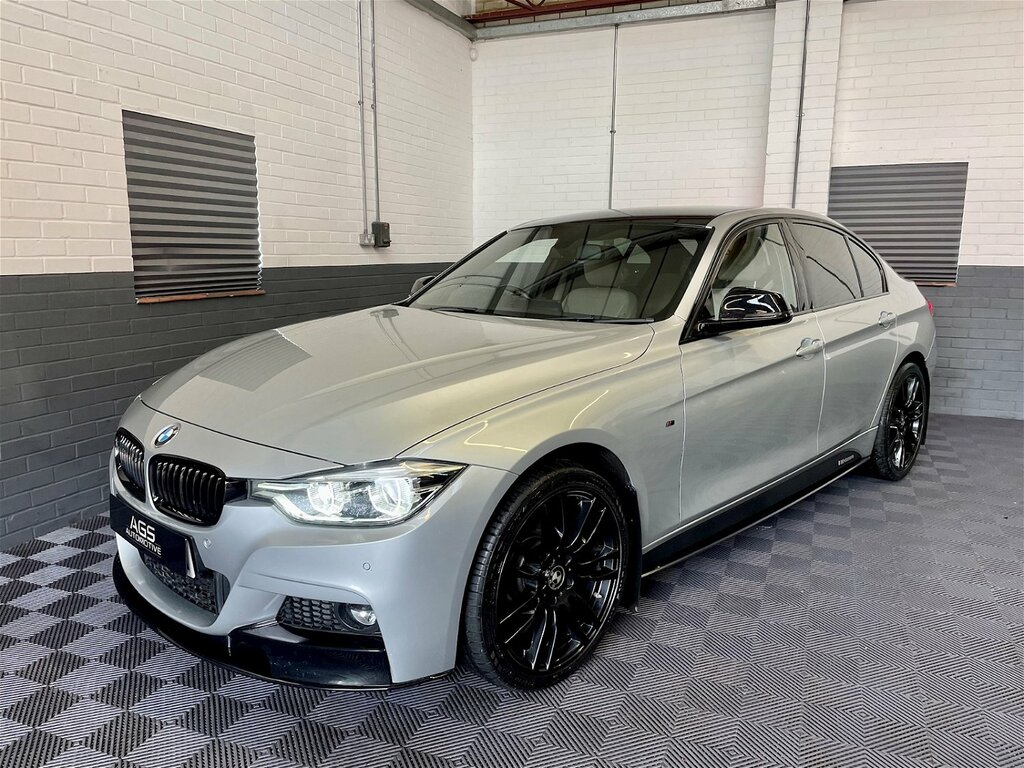 BMW 3 Series 3.0 335D M Sport Saloon Xdrive Eur OE65LWK Silver #4
