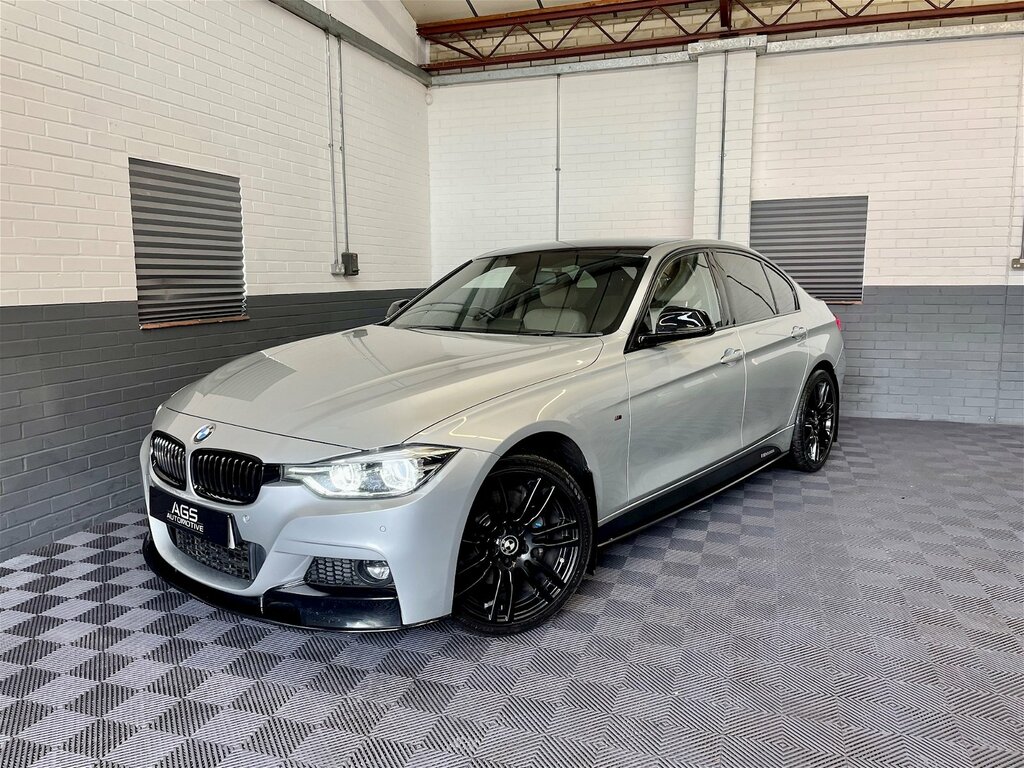 BMW 3 Series 3.0 335D M Sport Saloon Xdrive Eur OE65LWK Silver #2