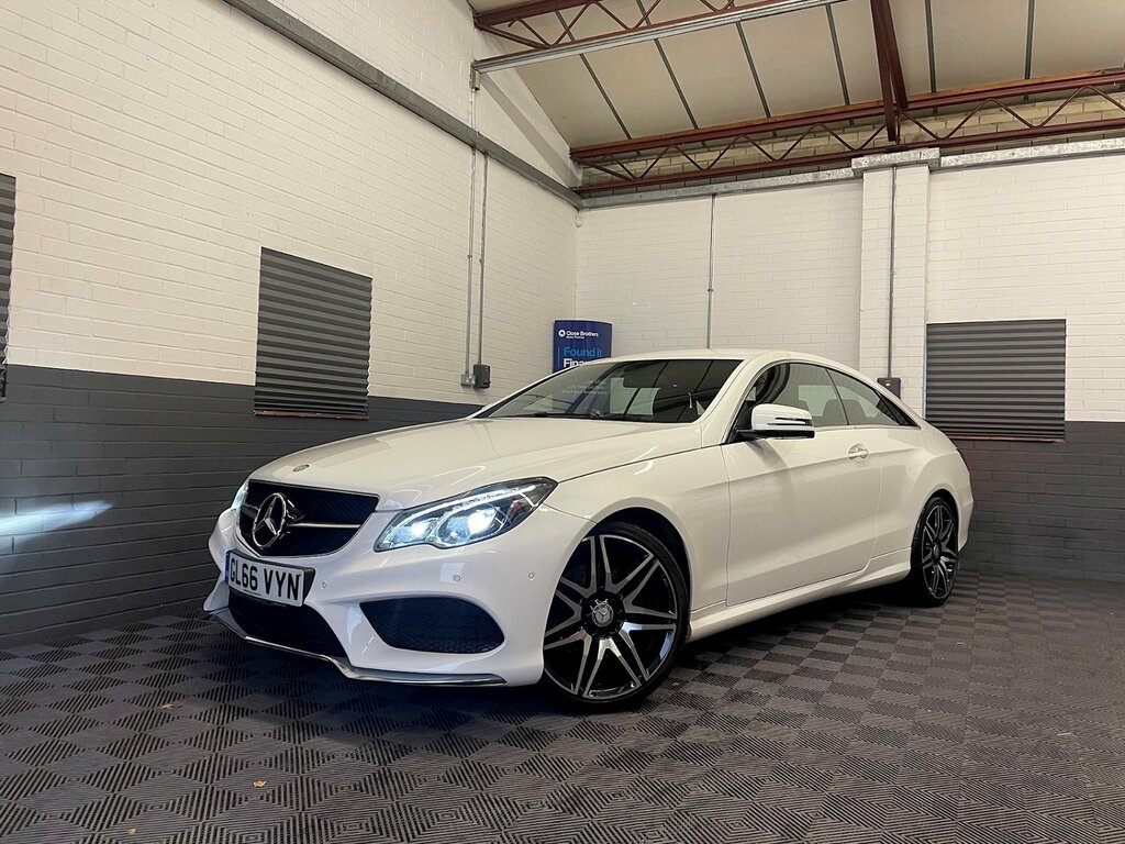 Mercedes-Benz E Class 2.1 E220d Amg Line Edition Premium Coupe Die GL66VYN White #3