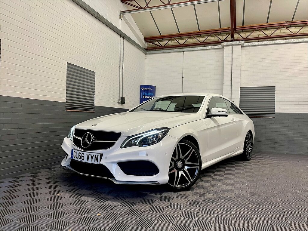 Mercedes-Benz E Class 2.1 E220d Amg Line Edition Premium Coupe Die White