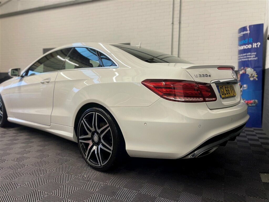 Mercedes-Benz E Class 2.1 E220d Amg Line Edition Premium Coupe Die GL66VYN White #5