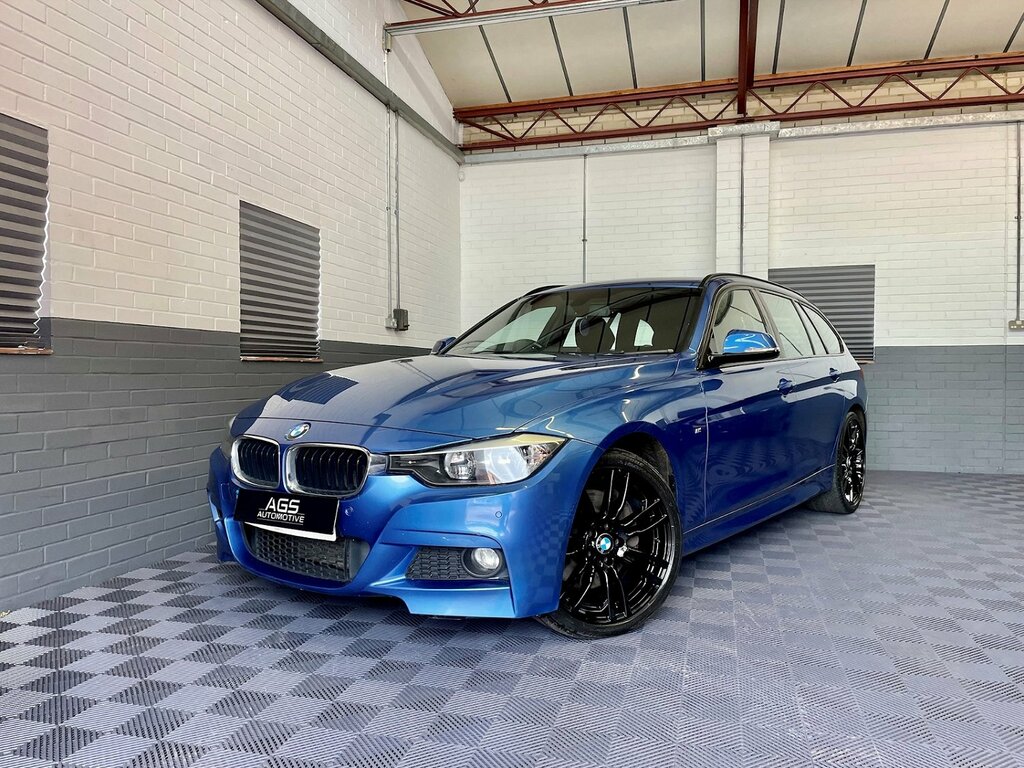 BMW 3 Series 335D Xdrive M Sport Touring FY15RTX Blue #2