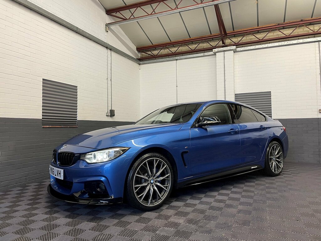 BMW 4 Series Gran Coupe 3.0 435D M Sport Hatchback Xdrive YK16LVH Blue #4