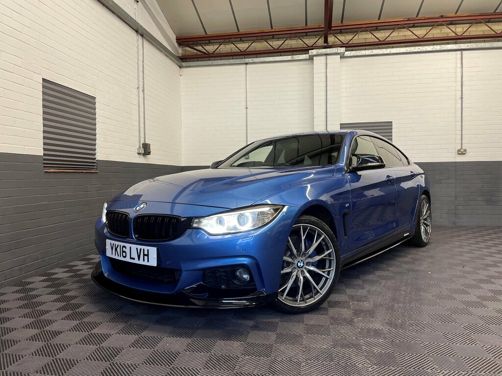 BMW 4 Series Gran Coupe 3.0 435D M Sport Hatchback Xdrive YK16LVH Blue #2