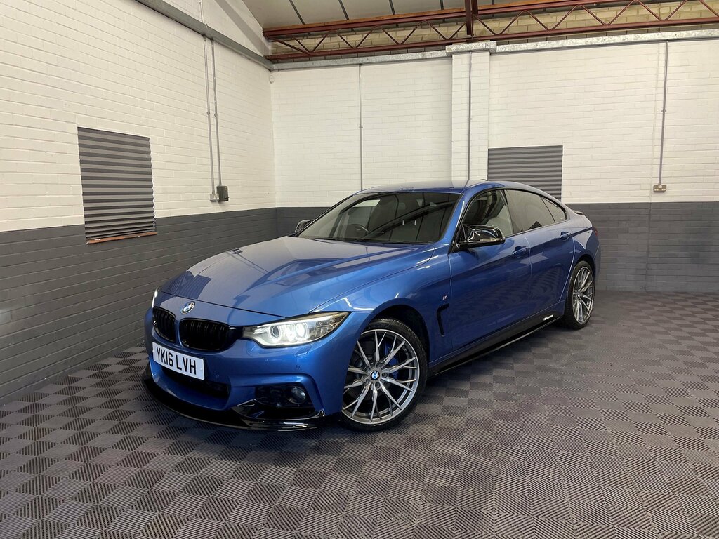 BMW 4 Series Gran Coupe 3.0 435D M Sport Hatchback Xdrive YK16LVH Blue #3