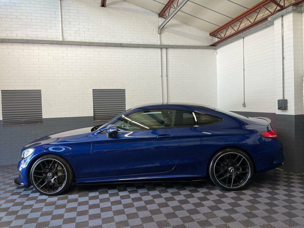 Mercedes-Benz C Class 2.0 C300 Amg Line Coupe G-tronic Euro WM17BDE Blue #6