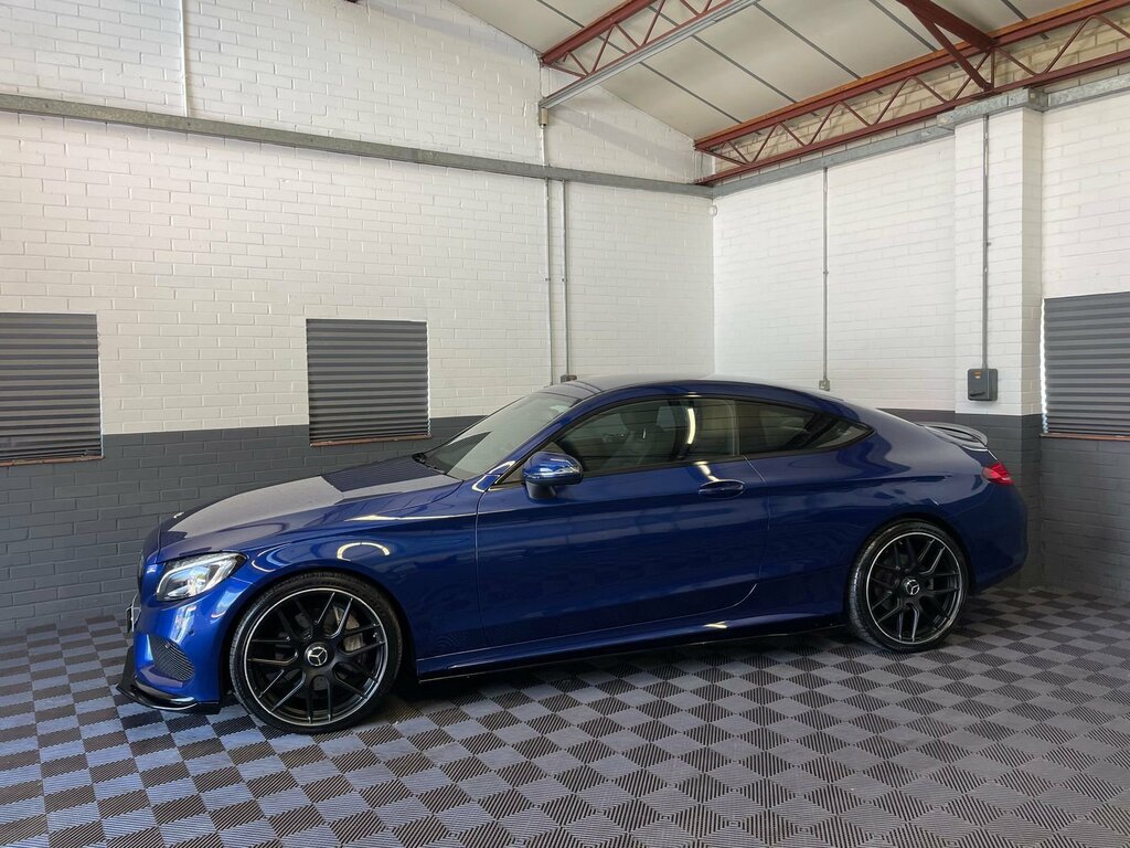 Mercedes-Benz C Class 2.0 C300 Amg Line Coupe G-tronic Euro WM17BDE Blue #5