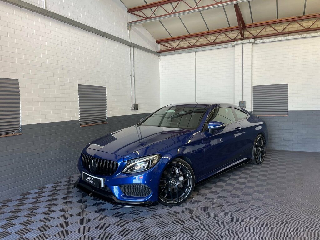 Mercedes-Benz C Class 2.0 C300 Amg Line Coupe G-tronic Euro WM17BDE Blue #3