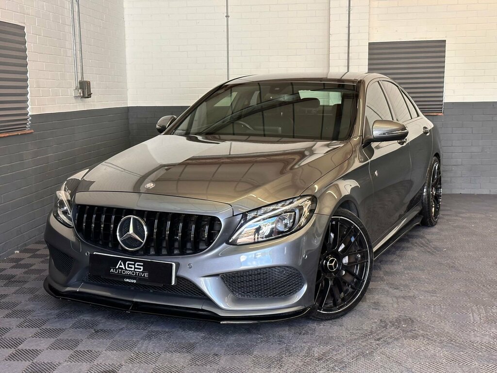 Mercedes-Benz C Class 2.1 C220d Amg Line Saloon G-tronic Eur YB17HWK Grey #4