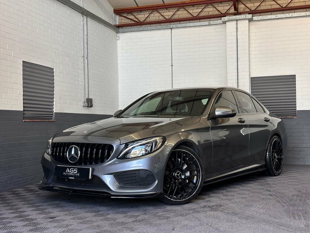 Mercedes-Benz C Class 2.1 C220d Amg Line Saloon G-tronic Eur YB17HWK Grey #3