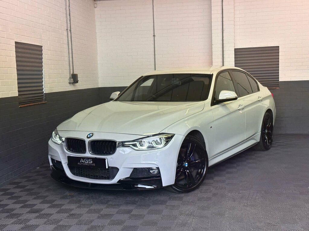 BMW 3 Series 2.0 320D M Sport Saloon Xdrive Eur YM65FJA White #3