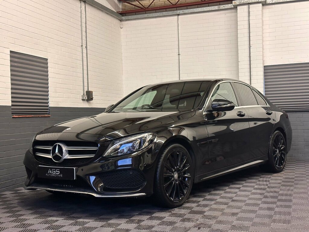 Mercedes-Benz C Class 2.0 C200 Amg Line Premium Saloon 7G-t MW65UPK Black #6