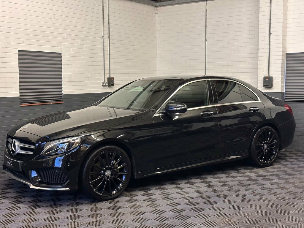 Mercedes-Benz C Class 2.0 C200 Amg Line Premium Saloon 7G-t MW65UPK Black #4