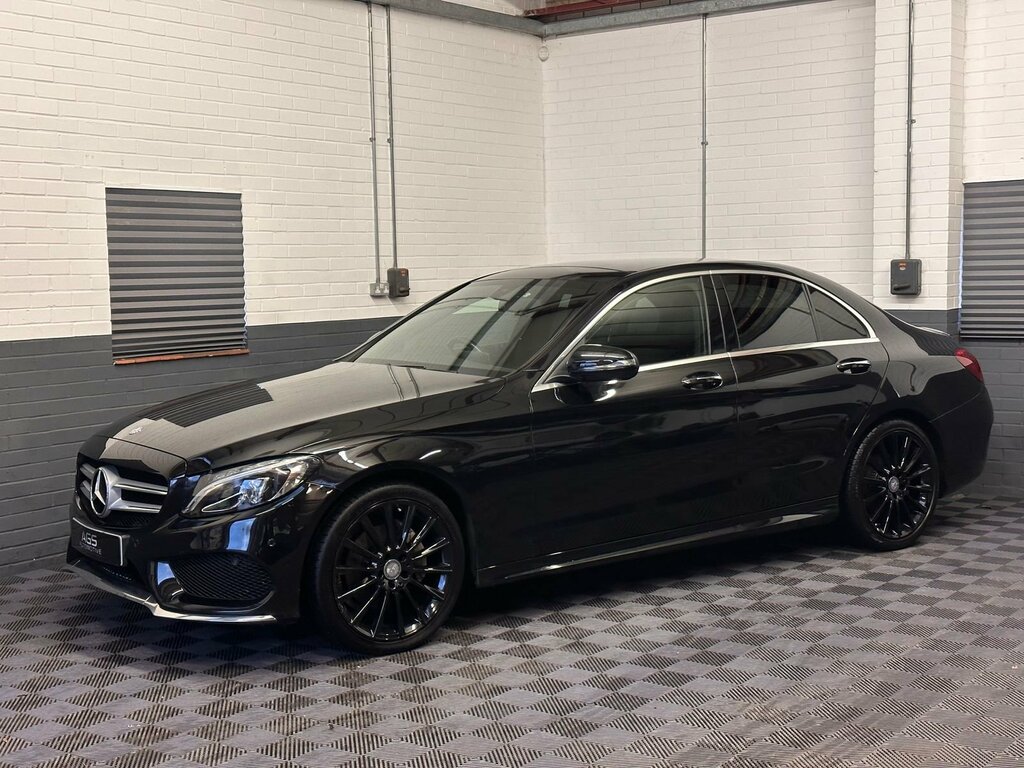 Mercedes-Benz C Class 2.0 C200 Amg Line Premium Saloon 7G-t MW65UPK Black #5