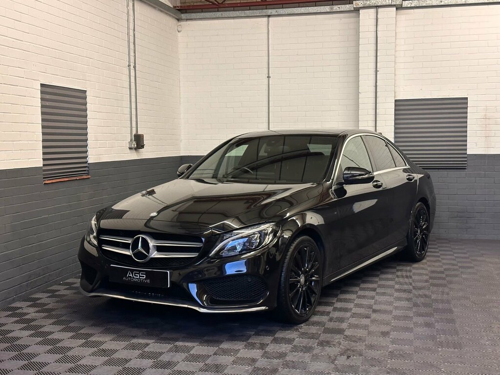 Mercedes-Benz C Class 2.0 C200 Amg Line Premium Saloon 7G-t MW65UPK Black #3