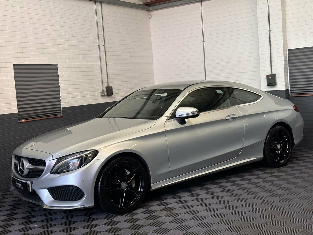 Mercedes-Benz C Class 2.1 C220d Amg Line Coupe G-tronic Euro LN16OZG Silver #6