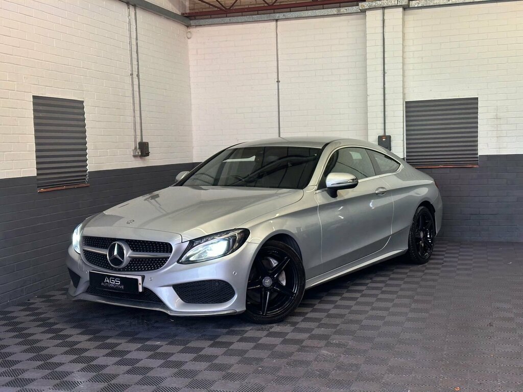 Mercedes-Benz C Class 2.1 C220d Amg Line Coupe G-tronic Euro LN16OZG Silver #3