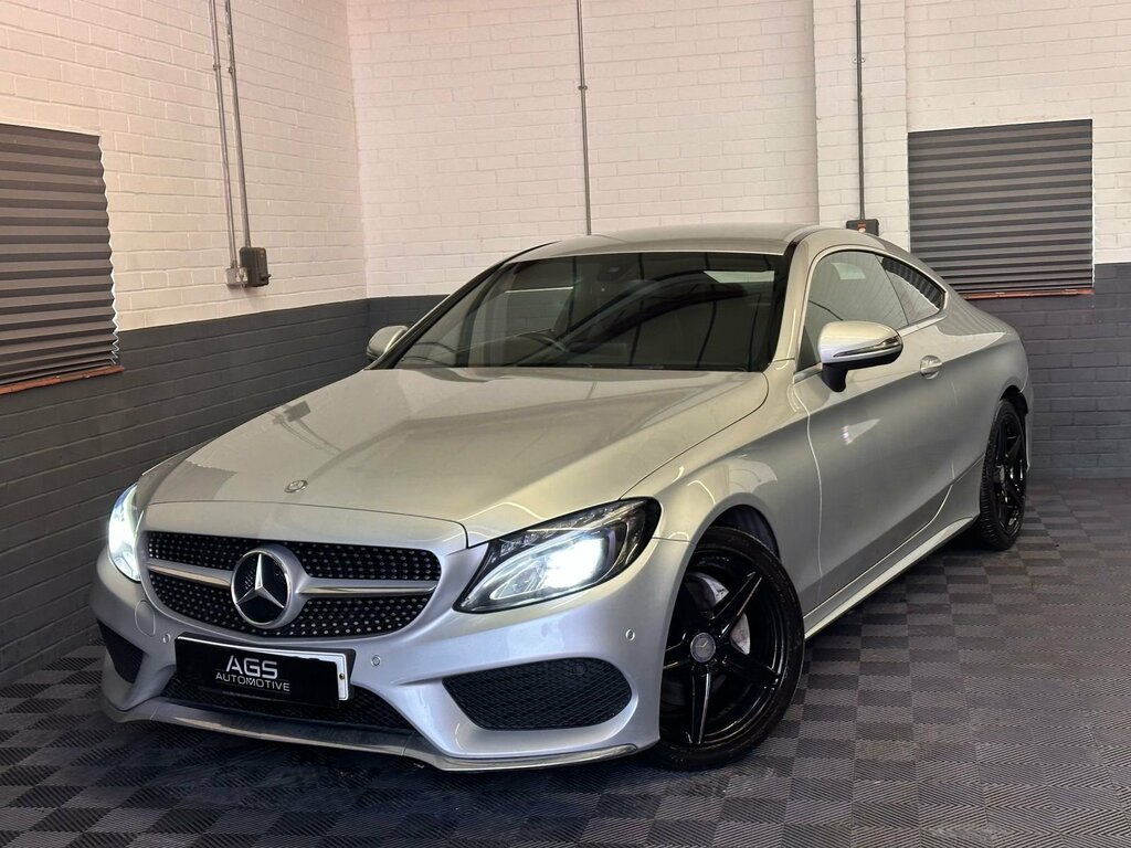 Mercedes-Benz C Class 2.1 C220d Amg Line Coupe G-tronic Euro Silver