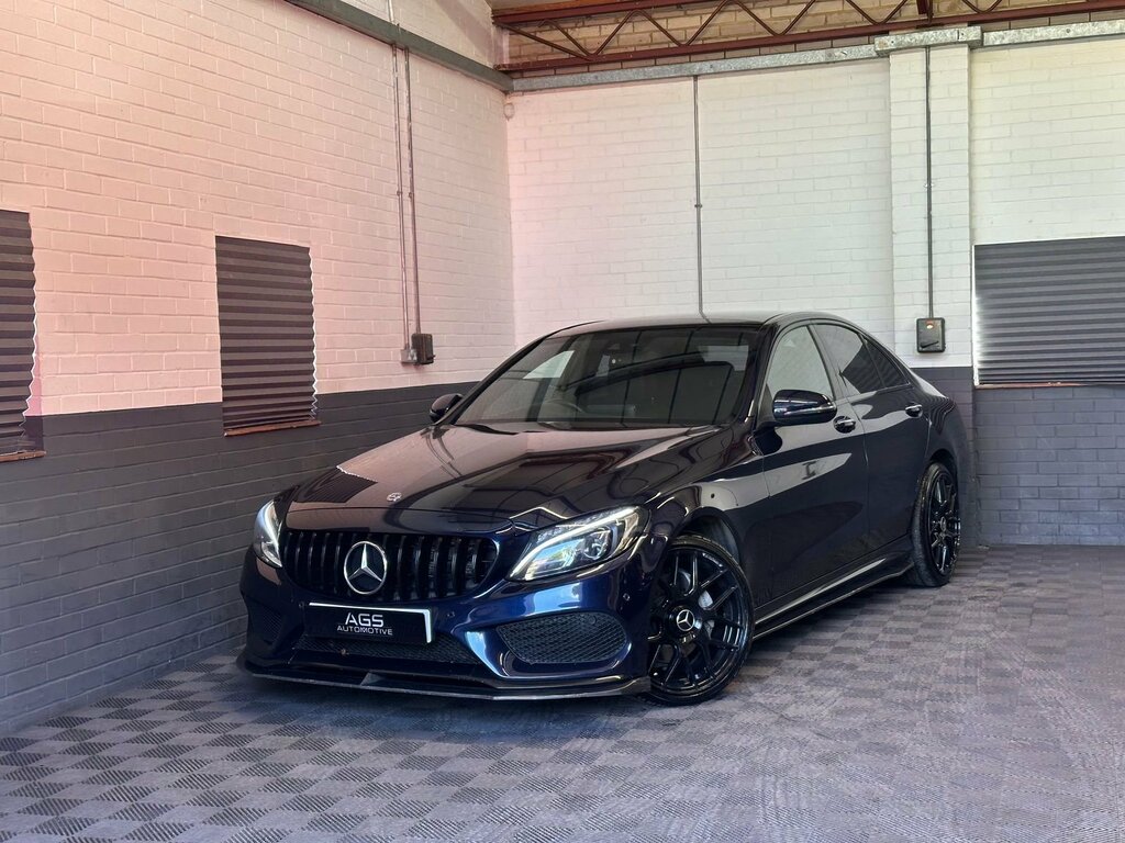 Mercedes-Benz C Class 2.1 C220d Amg Line Premium Plus Saloon Diese Blue