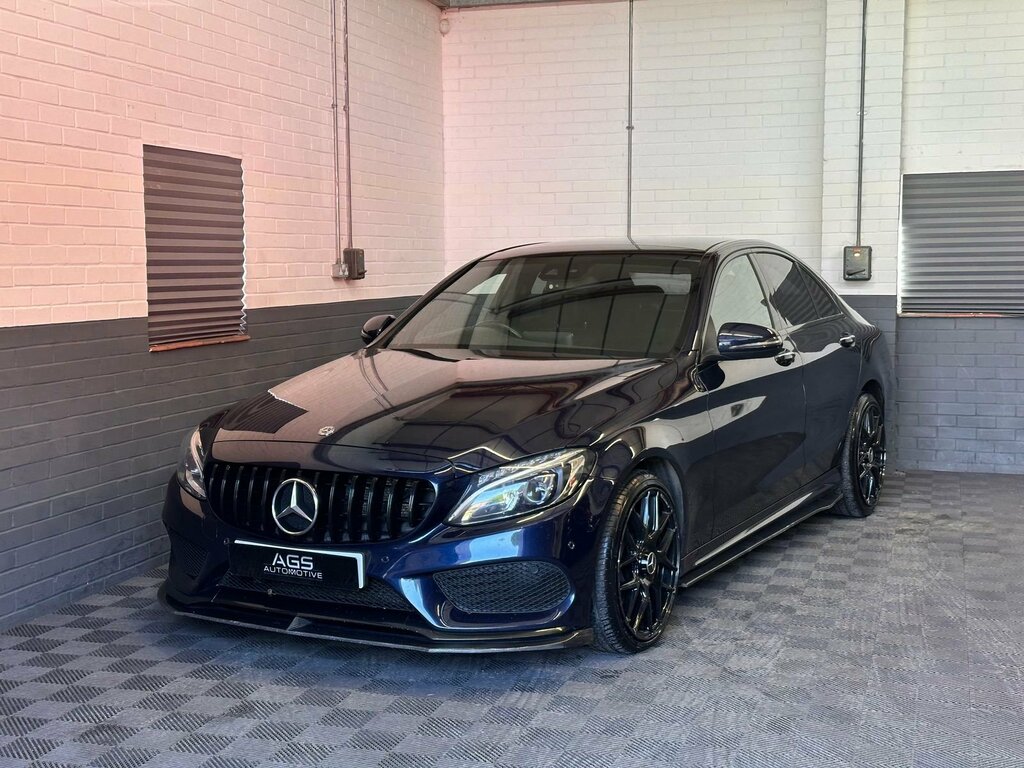 Mercedes-Benz C Class 2.1 C220d Amg Line Premium Plus Saloon Diese KO17VHB Blue #5