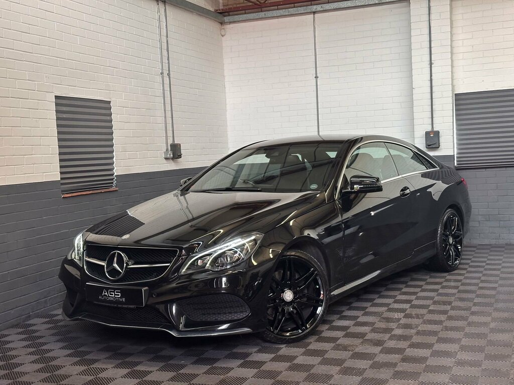 Mercedes-Benz E Class 2.1 E220d Amg Line Edition Coupe G-tron Black