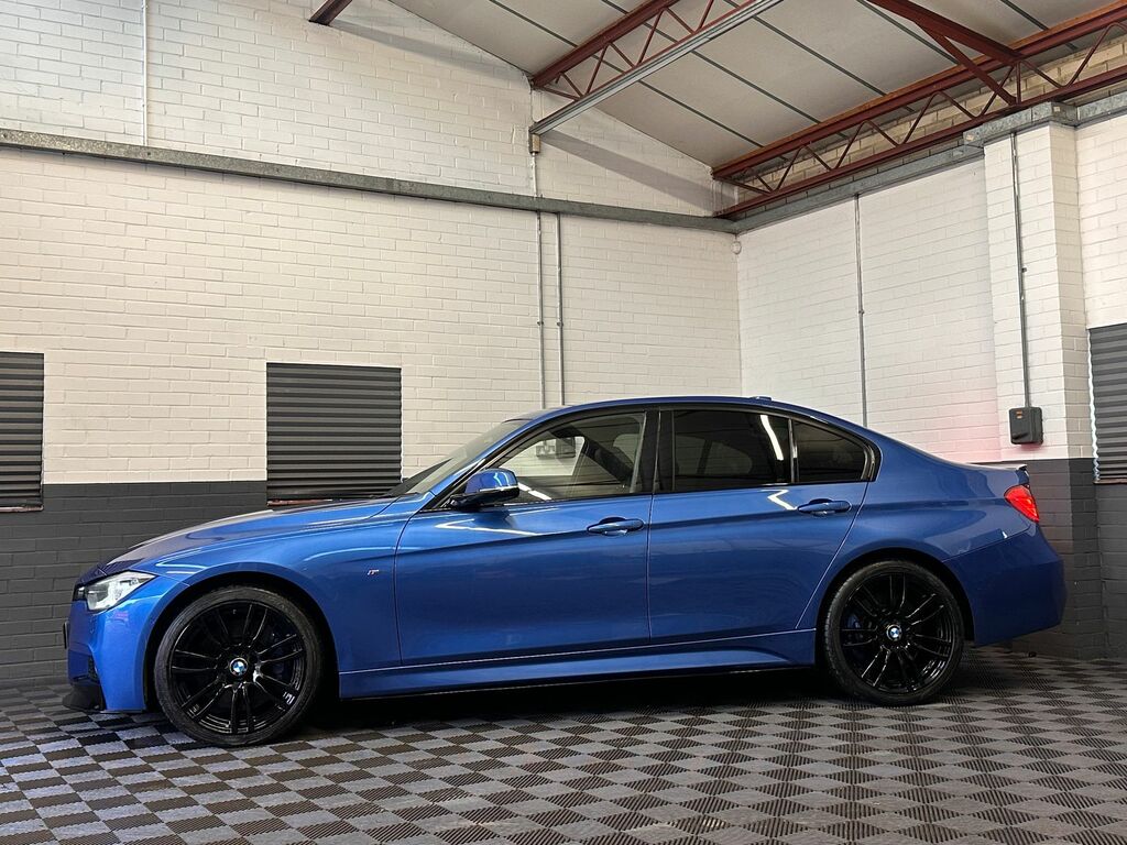 BMW 3 Series 3.0 330D Blueperformance M Sport Saloon LM15FGU Blue #4