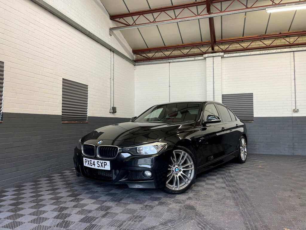 BMW 3 Series 2.0 320D M Sport Saloon Euro 5 PX64SXP Black #3