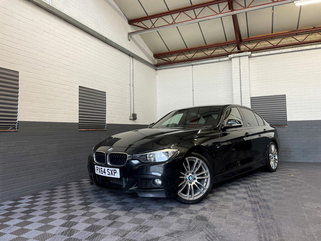 BMW 3 Series 2.0 320D M Sport Saloon Euro 5 PX64SXP Black #2