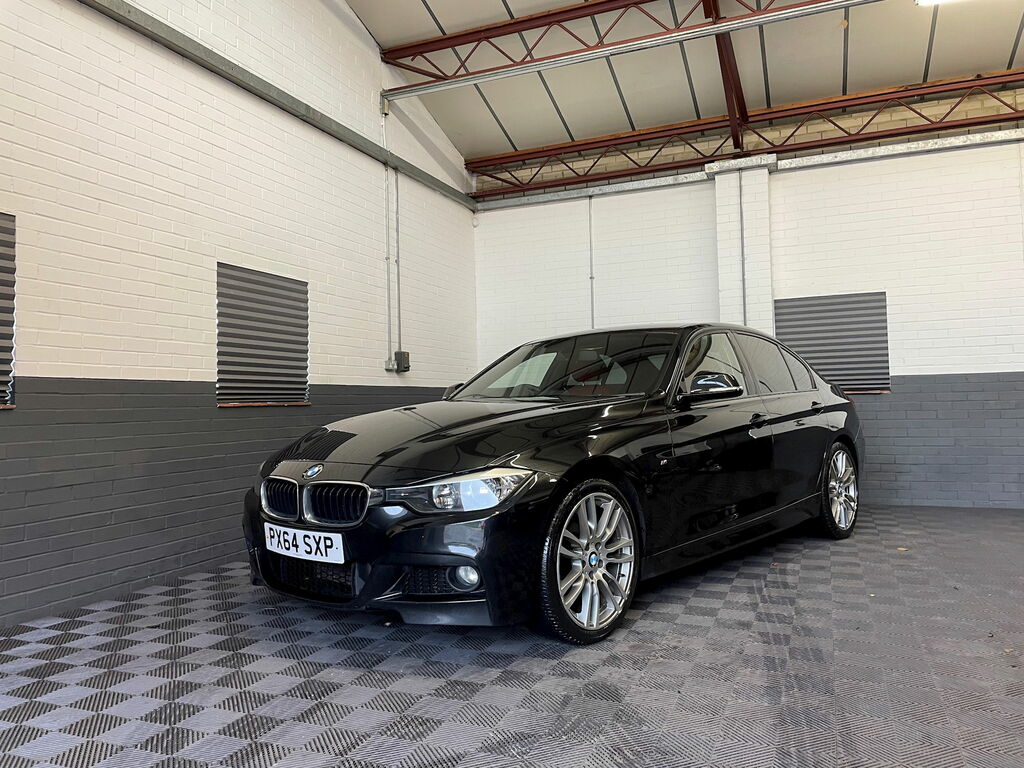 BMW 3 Series 2.0 320D M Sport Saloon Euro 5 PX64SXP Black #4
