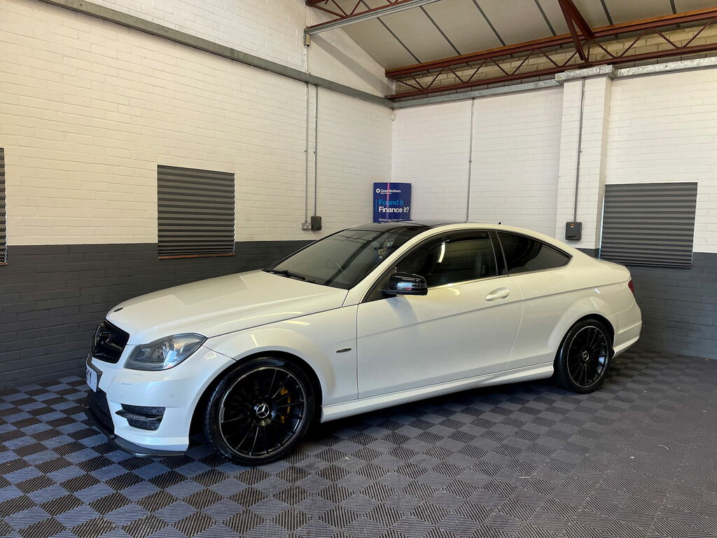 Mercedes-Benz C Class 2.1 C250 Cdi Amg Sport Plus Coupe G-tro L7EYY White #2
