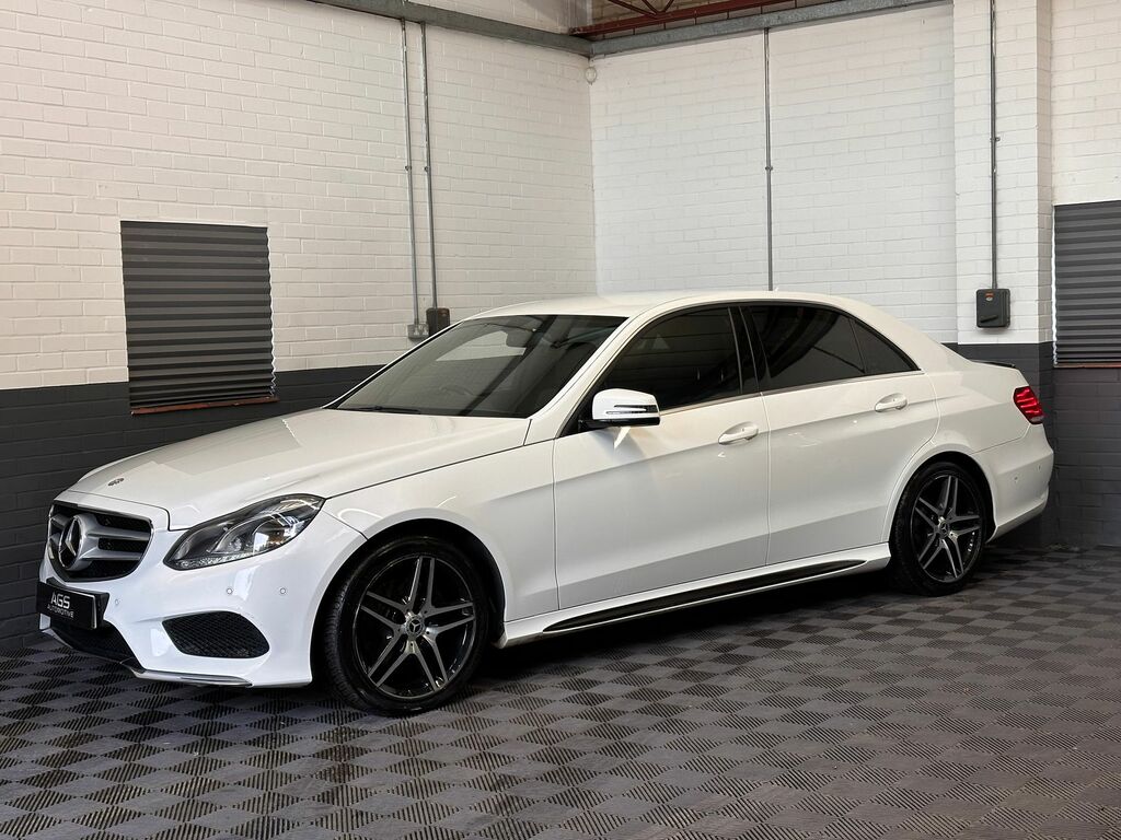 Mercedes-Benz E Class 2.1 E220 Cdi Amg Sport Saloon G-tronic PJ63UDH White #5