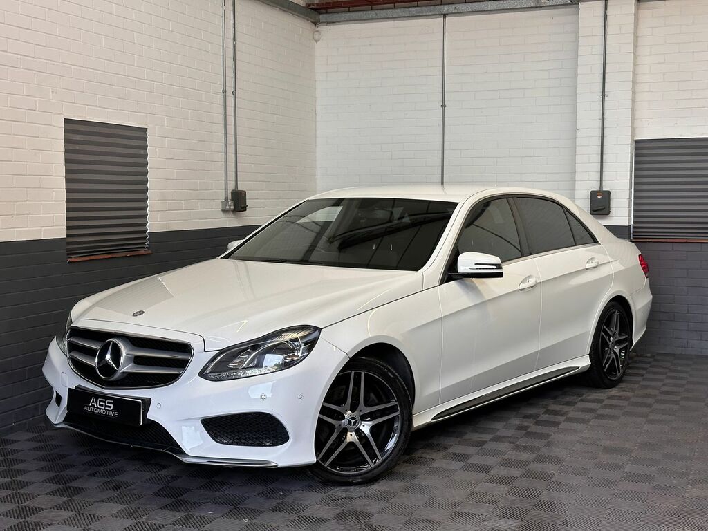 Mercedes-Benz E Class 2.1 E220 Cdi Amg Sport Saloon G-tronic PJ63UDH White #2