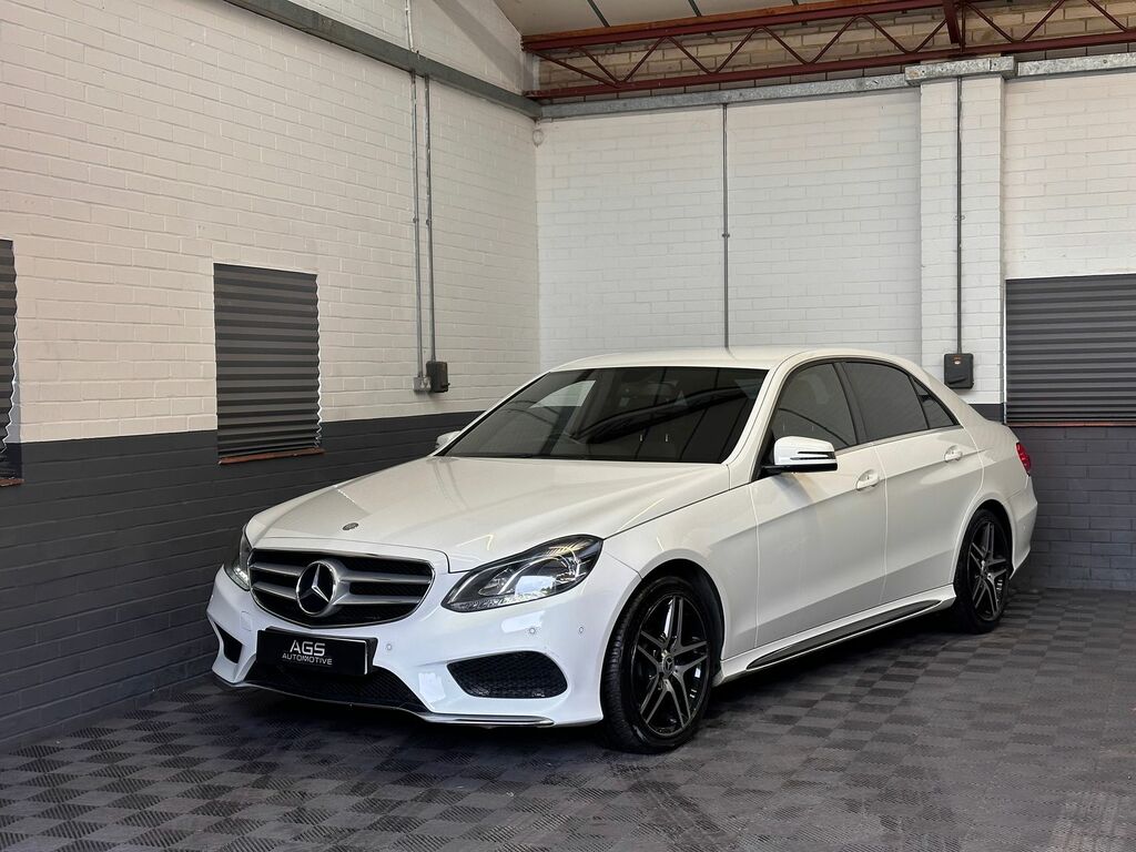 Mercedes-Benz E Class 2.1 E220 Cdi Amg Sport Saloon G-tronic PJ63UDH White #3