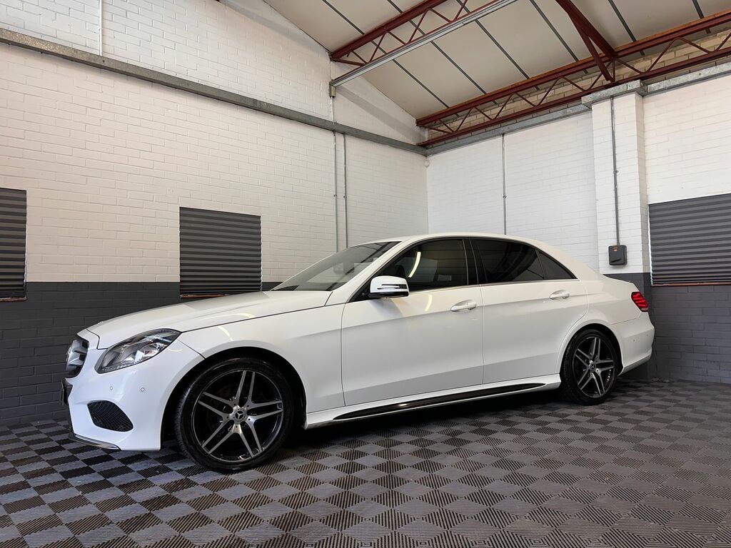 Mercedes-Benz E Class 2.1 E220 Cdi Amg Sport Saloon G-tronic PJ63UDH White #6