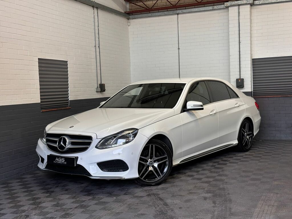 Mercedes-Benz E Class 2.1 E220 Cdi Amg Sport Saloon G-tronic White